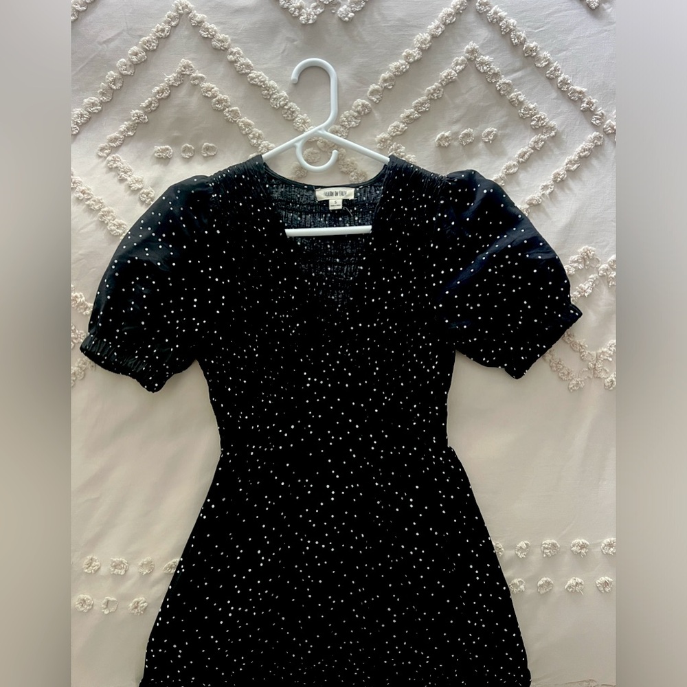 Black & White Polka Dot Maxi Dress from Dry Goods